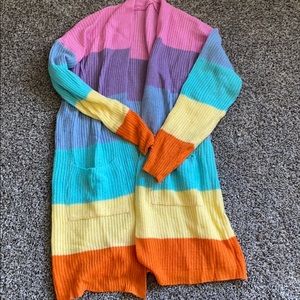 Rainbow cardigan